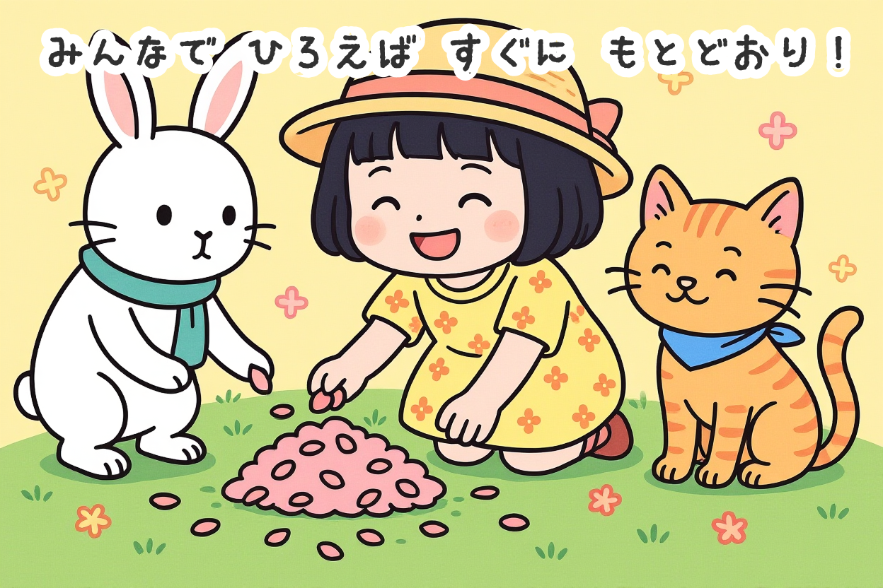 みとちゃんの絵本の7ページ目